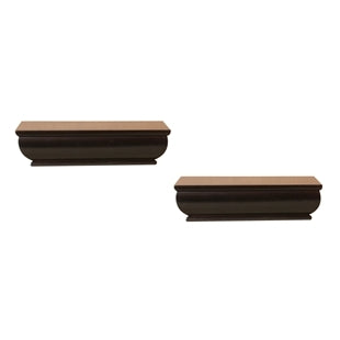 4"d x 8"w Decorative Floating Shelves 2-Pack