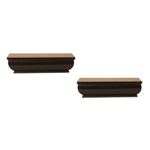 4"d x 8"w Decorative Floating Shelves 2-Pack