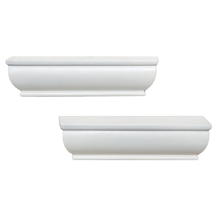 4"d x 8"w Decorative Floating Shelves 2-Pack