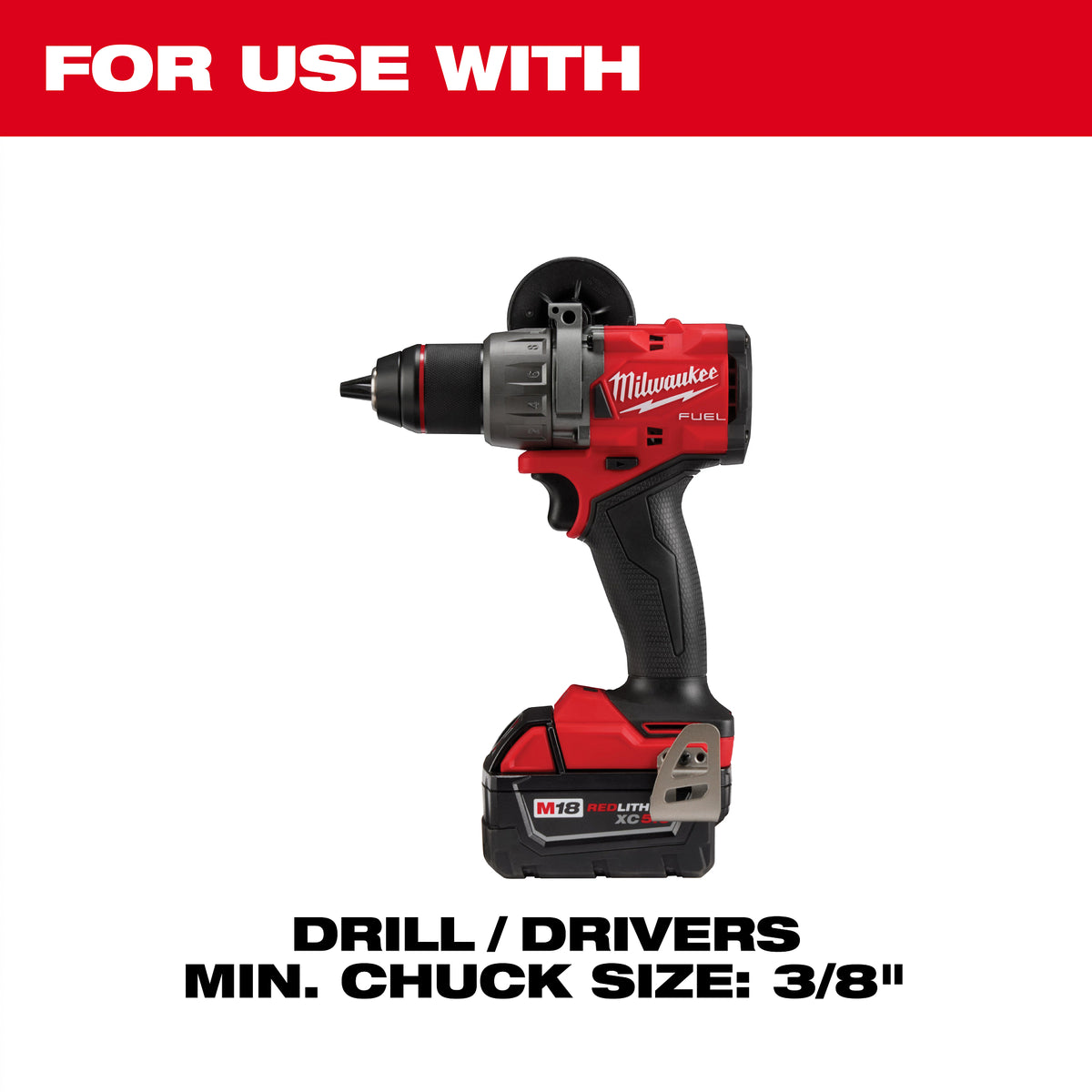 Milwaukee 12" x 3/8" Universal QUIK-LOK™ Extension (48-28-2020)