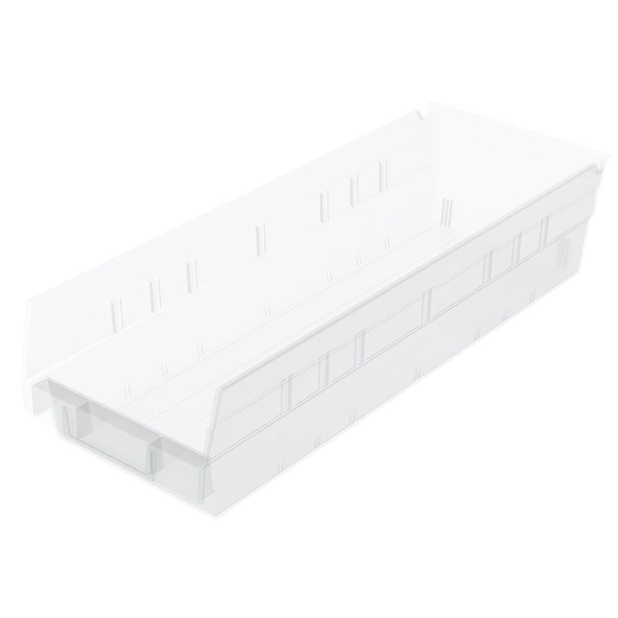 17-7/8"d x 6-5/8"w x 4"h Nesting Shelf Bins - 12 Pack