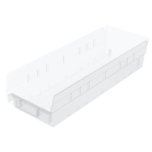 17-7/8"d x 6-5/8"w x 4"h Nesting Shelf Bins - 12 Pack