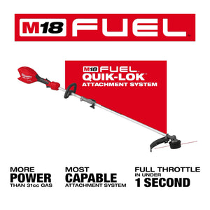 Milwaukee M18 FUEL™ String Trimmer w/ QUIK-LOK™ (3016-20ST)