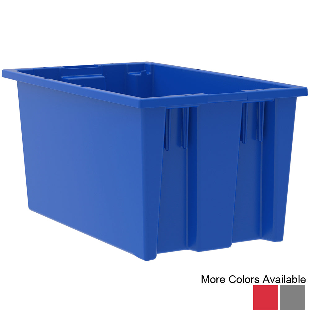 Akro Nest and Stack Totes 6 Pack - 18"d x 11"w x 9"h