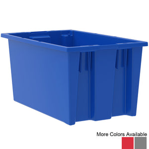 Akro Nest and Stack Totes 6 Pack - 18"d x 11"w x 9"h
