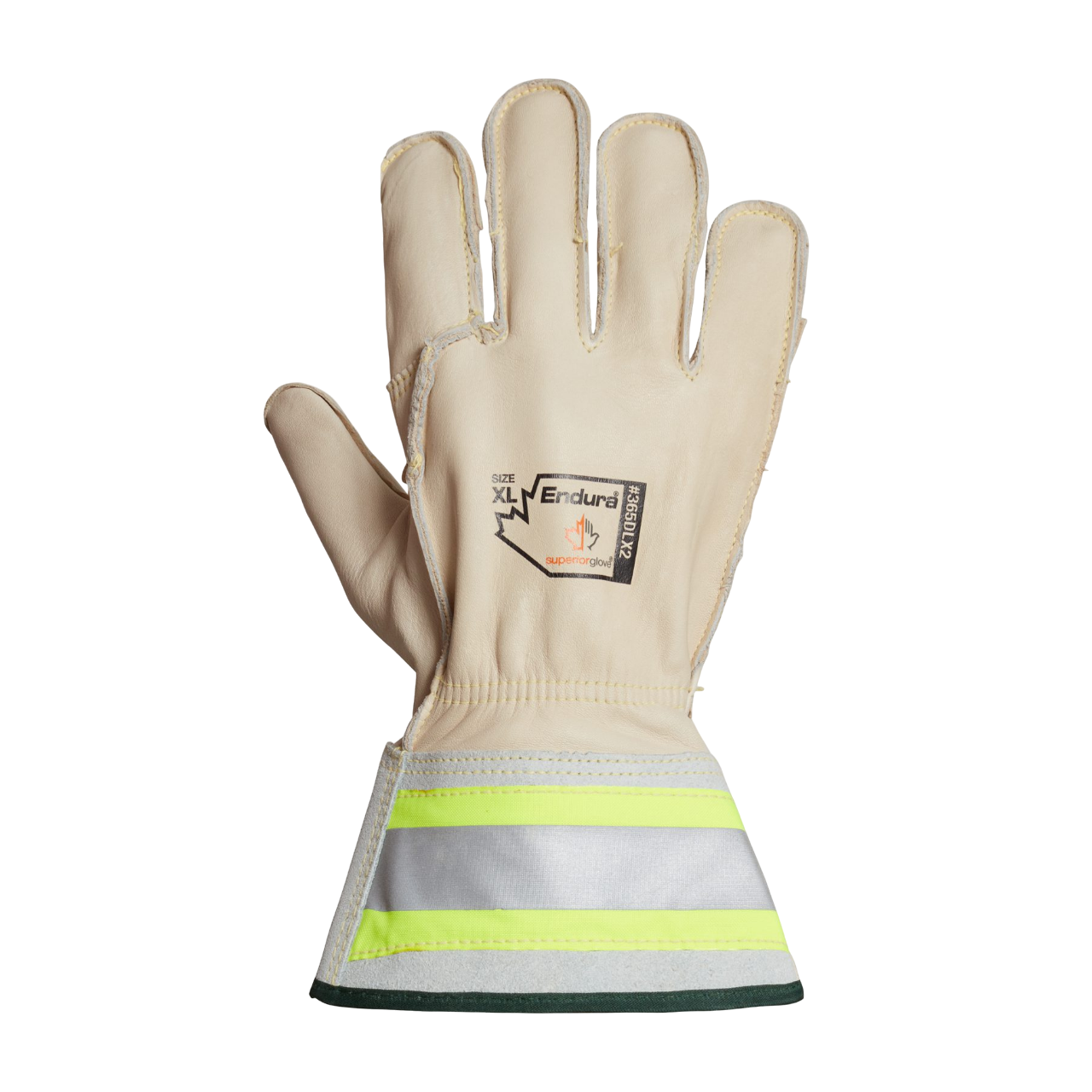 Endura® Lineman Gloves with Short 2-inch Hi-Viz Cuffs Size (365DLX2)