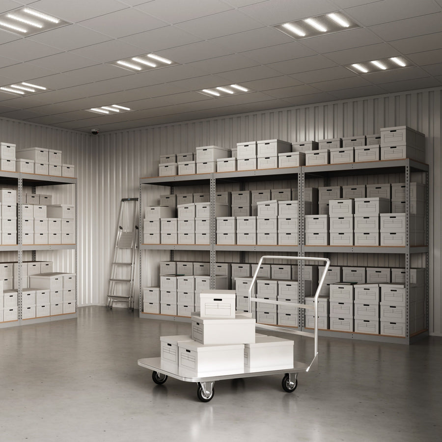 Lyon 36"d 3-Shelf Heavy-Duty Boltless Shelving Add-On Units - Gray