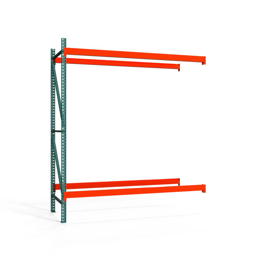 2-Tier Teardrop Pallet Rack Add-On Units - 48"d x 120"h