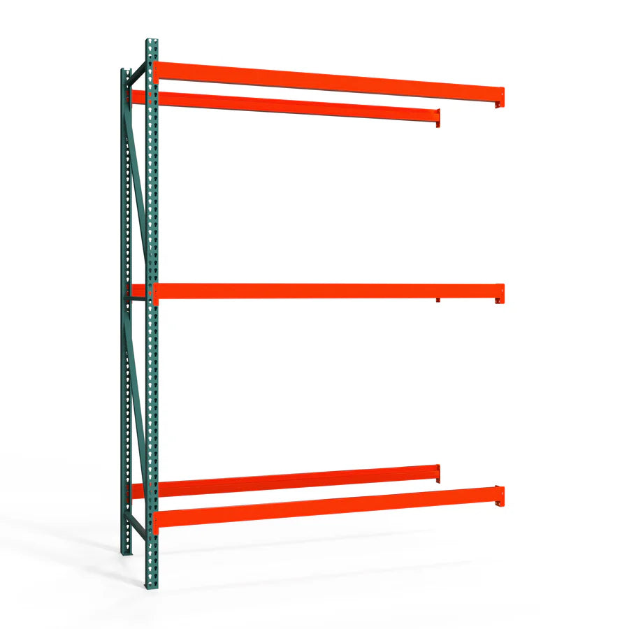 3-Tier Teardrop Pallet Rack Add-On Units - Heavy Duty - 36"d x 144"h