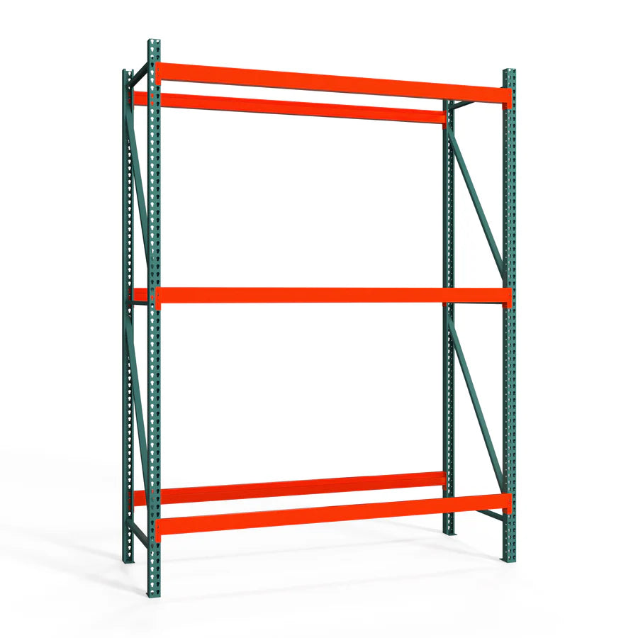 3-Tier Teardrop Pallet Rack Starter Units - Standard Duty - 36"d x 144"h