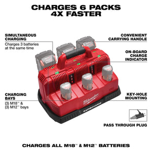 Milwaukee M18 & M12 Rapid Charge Station (48-59-1807)