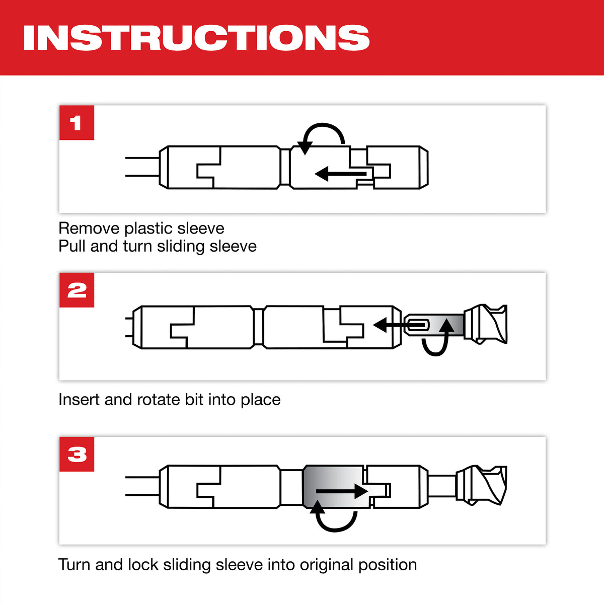 Milwaukee MAX-LOK™ Connection Adapter (48-20-6950)