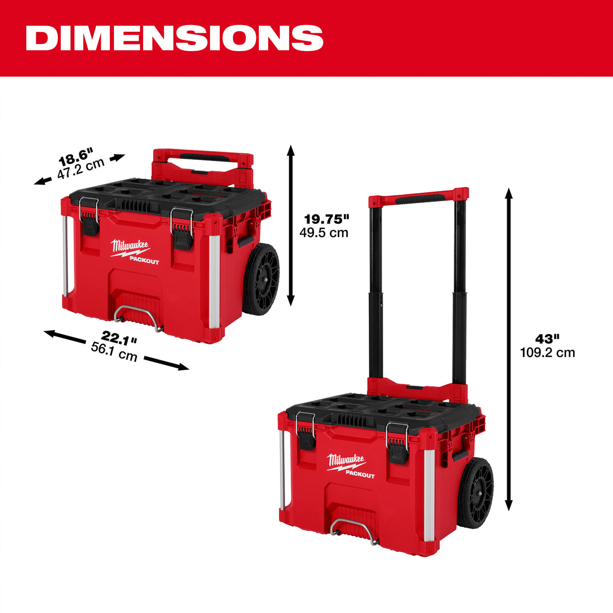 PACKOUT Rolling Tool Box (48-22-8427)