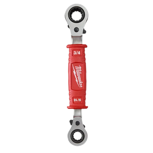 Milwaukee Lineman’s 4in1 Insulated Ratcheting Box Wrench (48-22-9212)