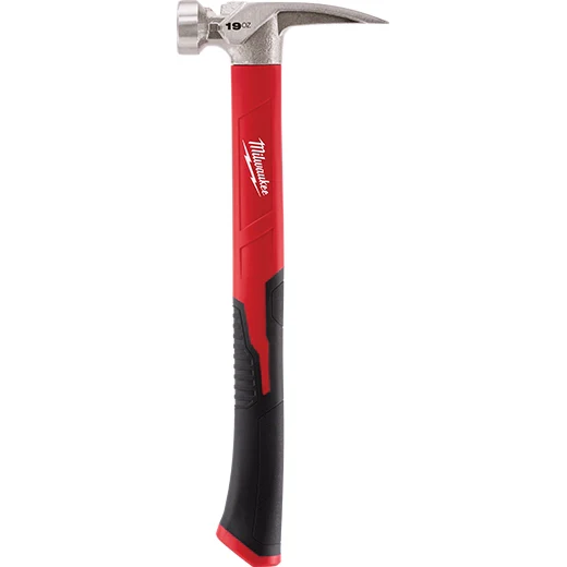 Milwaukee 19oz Smooth Face Poly/Fiberglass Handle Hammer (48-22-9316)