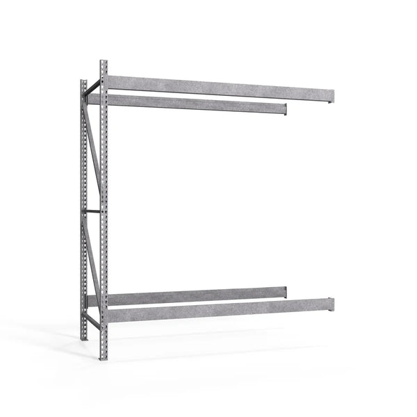 2-Tier Galvanized Teardrop Pallet Rack Add-On Units - 48