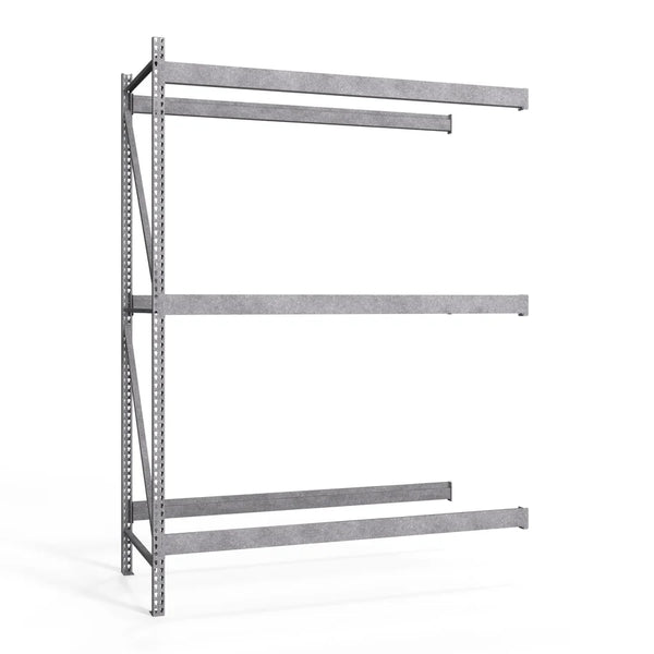 3-Tier Galvanized Teardrop Pallet Rack Add-On Units - 42