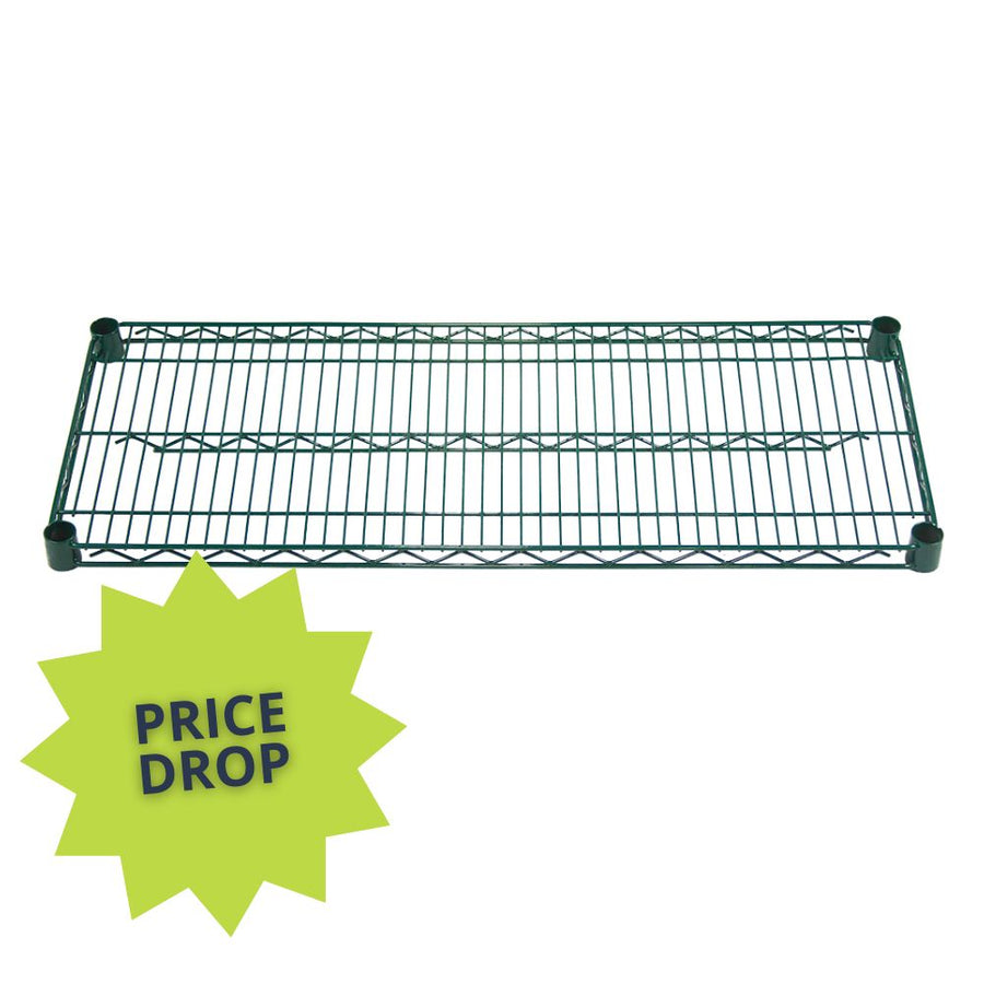 Green Wire Shelves