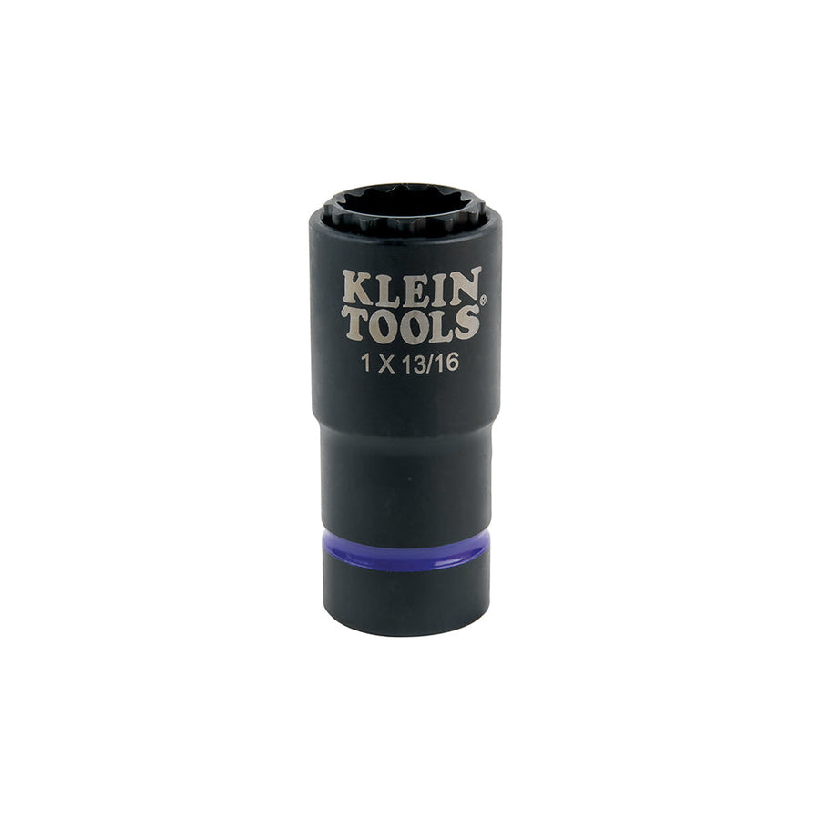Klein 2-in-1 Impact Socket, 12-Point, 1 and 13/16-Inch (66015)