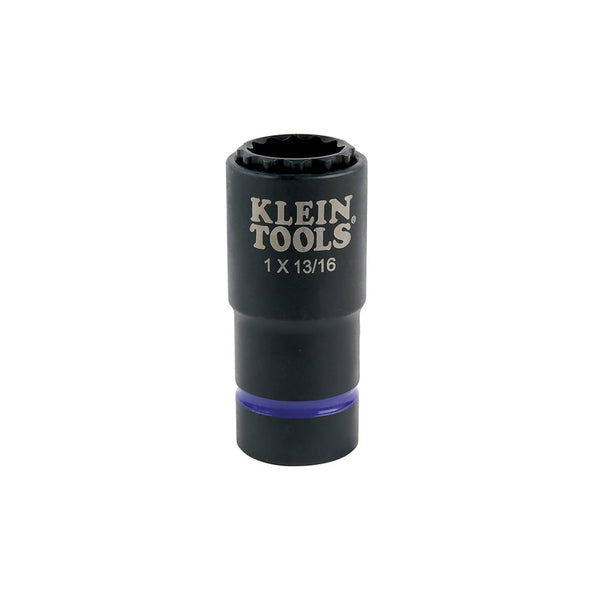 Klein 2-in-1 Impact Socket, 12-Point, 1 and 13/16-Inch (66015)