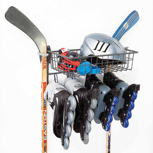 Skate Rack with Basket - Granite
