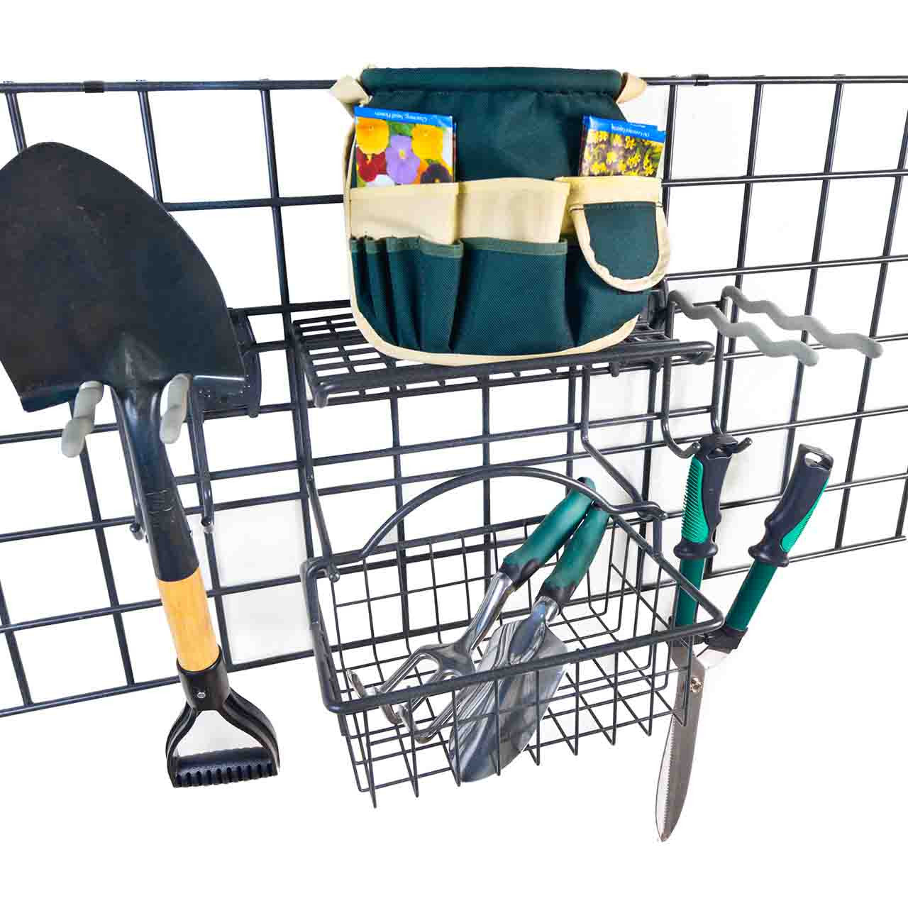 Garden Rack with Basket - Granite