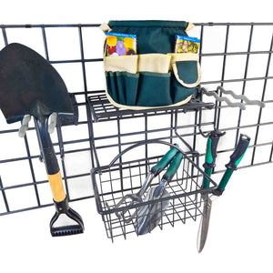 Garden Rack with Basket - Granite