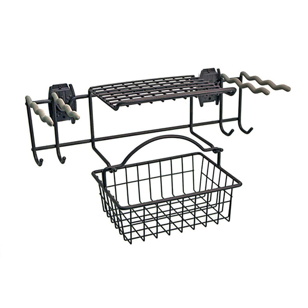 Garden Rack with Basket - Granite