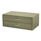 Double Hang O-Box 2 Drawer - Driftwood