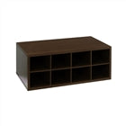 Double Hang O-Box Cubby - Chocolate Pear