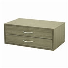 30" Double Hang Big O-Box 2 Drawer - Driftwood