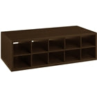 Double Hang Big O-Box Cubby - Chocolate Pear