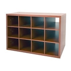 Organized Living freedomRail O-Box Shoe Cubby - Modern Cherry