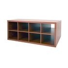 Organized Living freedomRail Double Hang O-Box Cubby - Modern Cherry