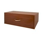 Organized Living freedomRail Big Double Hang O-Box 1 Drawer - Modern Cherry