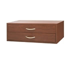 Organized Living freedomRail Big Double Hang O-Box 2 Drawer - Modern Cherry