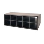 Organized Living freedomRail Big Double Hang O-Box Cubby - Midnight Live