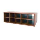 Organized Living freedomRail Big Double Hang O-Box Cubby - Modern Cherry