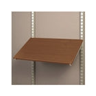 14"d x 24"w Pre-Drilled Shoe Shelf - Chocolate Pear