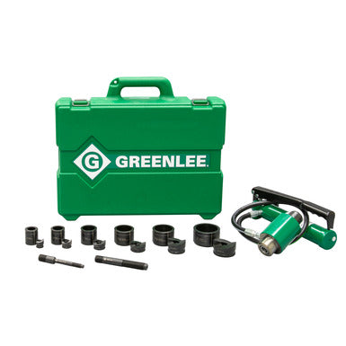 Greenlee 11-Ton Hydraulic Knockout Kit with Hand Pump and Slug-Buster® 1/2