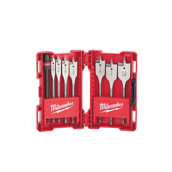 Milwaukee 8PC Flat Boring Bit 6
