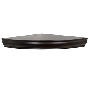 18" Radius Floating Corner Shelf