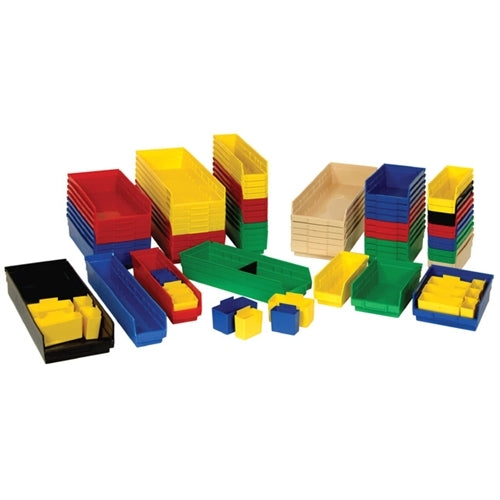 17-7/8"d x 8-3/8"w x 4"h Nesting Shelf Bins - 10 Pack