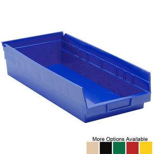 17-7/8"d x 8-3/8"w x 4"h Nesting Shelf Bins - 10 Pack