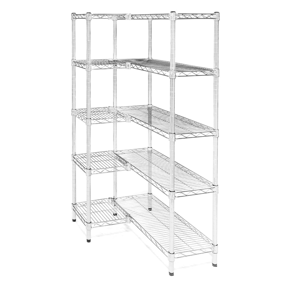 10"d x 10"w Wire Shelving Add-Ons w/ 5 Shelves