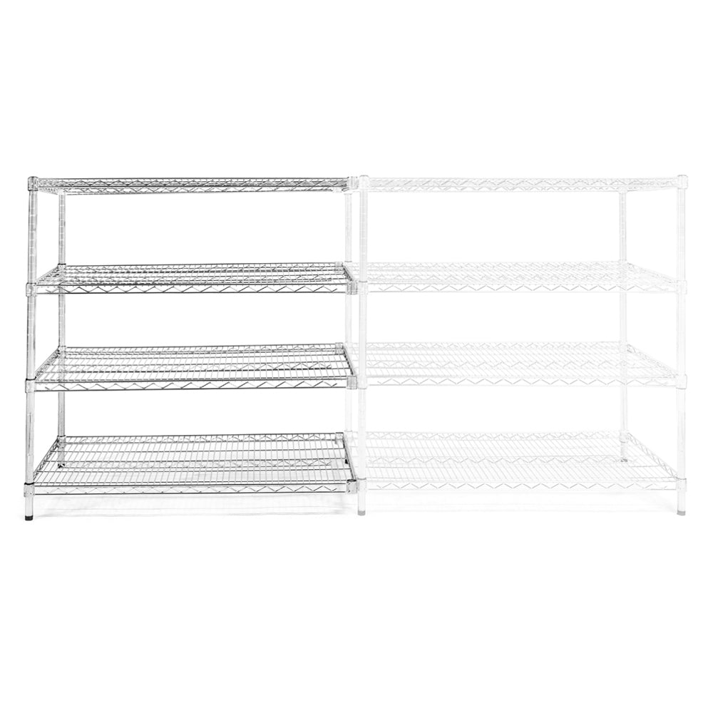 30"d x 36"w Wire Shelving Add-Ons w/ 4 Shelves