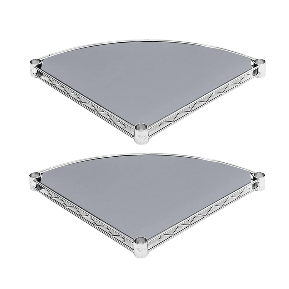 *BOGO SPECIAL* Radius Plastic Wire Shelf Liners - Dark Gray