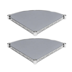 *BOGO SPECIAL* Radius Plastic Wire Shelf Liners - Dark Gray