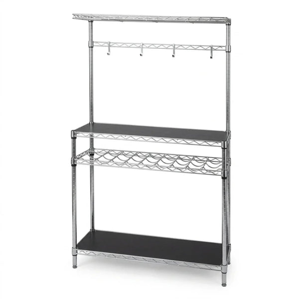 Baker's Rack with Wine Storage - 14