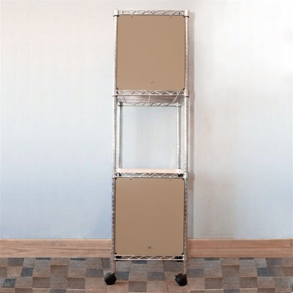 18"d x 18"w x 18"h Swing Door Wire Shelving Enclosures